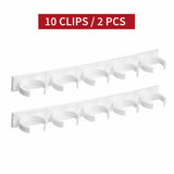 2/4/8x Kitchen Spice Gripper Strip Jar Rack Organiser Storage Holder Wall