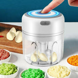 250ml Electric Garlic Food Chopper Vegetable Chopper Grinder Blender Crusher