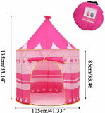 KIDS PLAYHOUSE PLAY TENT PINK POP UP CASTLE PRINCESS INDOOR OUTDOOR