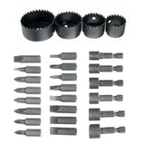 246pcs Drill Bit Set Tool Combination Kit Woodworking Flat Drill Bits