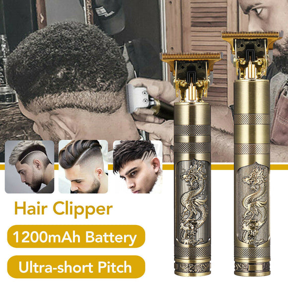 USB Men's Cordless Trimmer Groomer Kit Beard Shaver Electric Hair Clippers