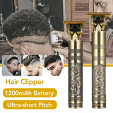USB Men's Cordless Trimmer Groomer Kit Beard Shaver Electric Hair Clippers