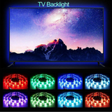 2x 5M Bluetooth LED Strip Light 5050 RGB Color Changing Waterproof Music USB 5V