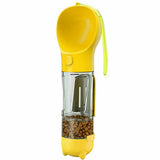 Pet 4 in1 Feeder Puppy Dog Cat Water Bottle Cup Travel Pooper Scooper Outdoor