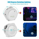 3In1 LED Galaxy Starry Night Light Projector 3D Ocean Star Sky Party Lamp Gift