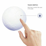 Dimmable 3D Lunar Moon Lamp Moonlight LED Night Light Touch Pat Remote 18-20cm