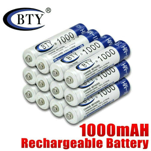 20Pcs AAA 1000mAh Ni-MH Rechargeable Battery Recharge Batteries