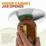 Under Cabinet Jar Opener Undermount Lid Gripper Bottle Opener Multipurpose Tools