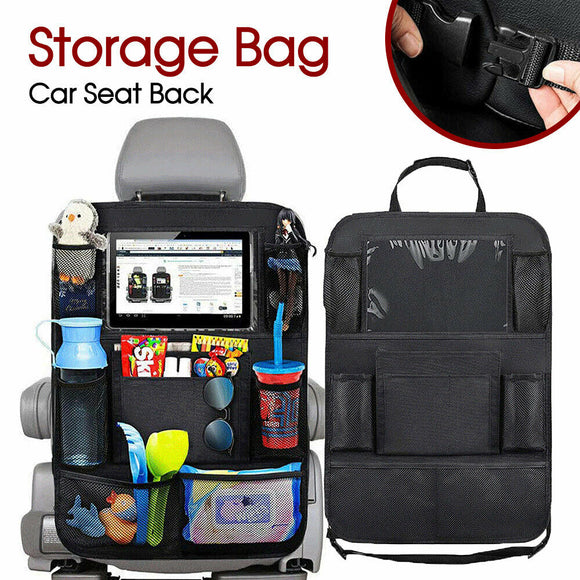 Premium Car Seat Back Organiser Multi Pocket Storage Bag Organizer Holder Travel