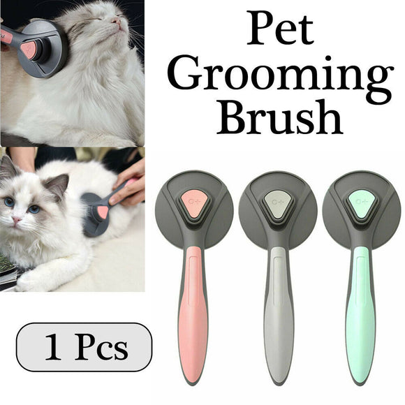 1pcs Automatically Self Cleaning Pet Grooming Brush Dog Cat Slicker Brush Remove