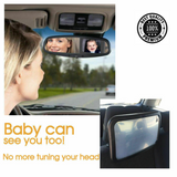 Net Mesh Storage Bag Car Seat Side&Baby Safety Mirror View Back Ward Facing Care