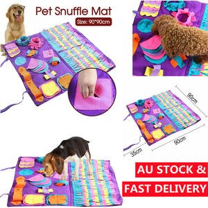 Pet Dog Nose Sniffing Training Pad Toys Blanket Game Feeding Cushion Snuffle Mat