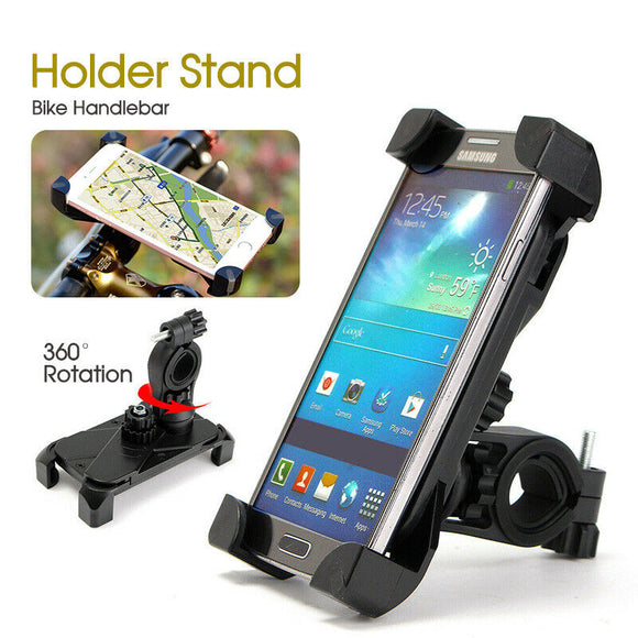 Motorcycle Bicycle Holder Stand For Mobile Phone GPS Bike MTB Handlebar Mount