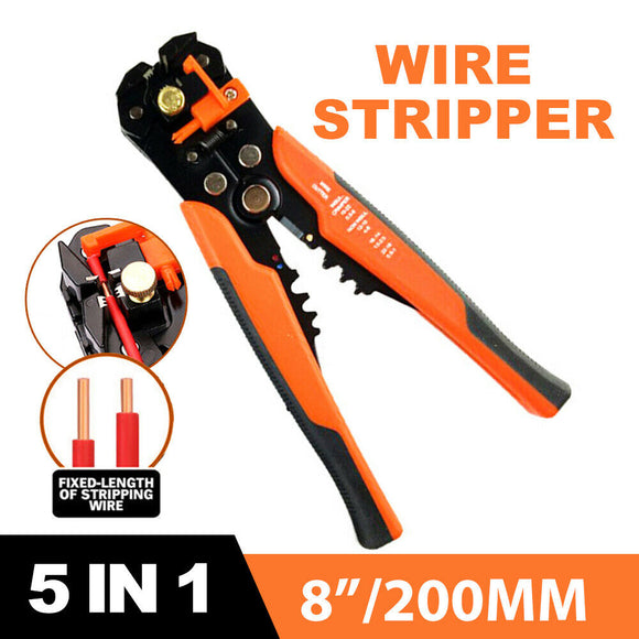 Automatic Wire Cutter Stripper Pliers Electrical Cable Crimper Terminal Tool