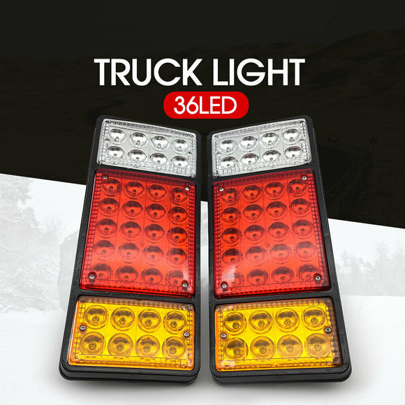 12V 36LED Tail Lights Ute Trailer Caravan Truck Boat Stop Reverse Indicator