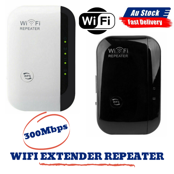 300Mbps Wifi Extender Repeater Range Booster Wireless-N 802.11 AP Router AU Plug