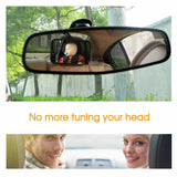 Car Baby Child Seat Inside Mirror View Back Safety Rear Ward Facing