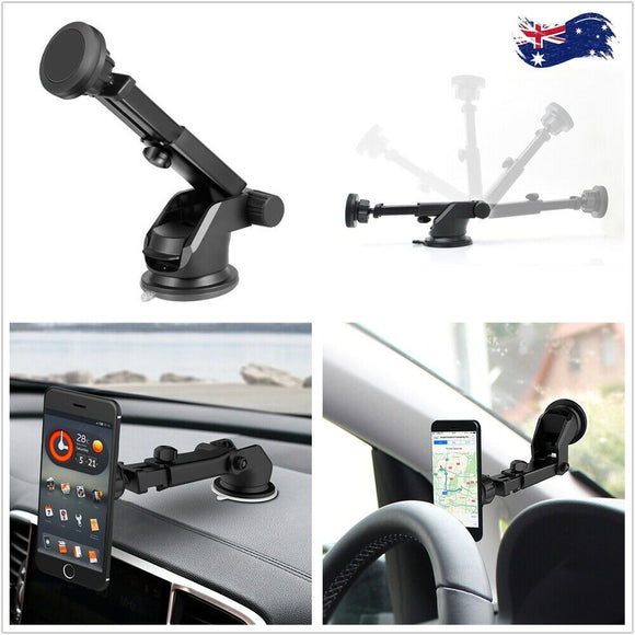 Magnetic Mount Car Windscreen Suction Holder Mobile Phone GPS Telescope Stand