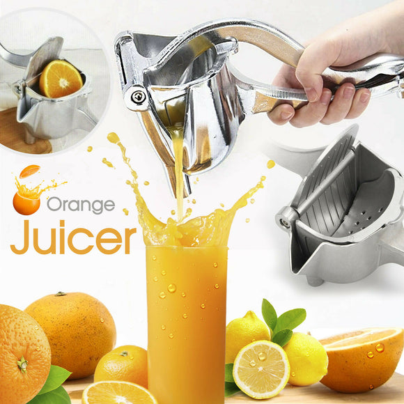 Manual Juicer Aluminum Alloy Hand Juice Press Squeezer Fruit Juicer Extractor