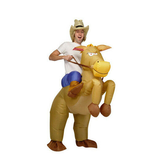 COWBOY Fancy Dress Fan Inflatable Costume Suit