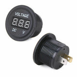 12V-24V Car Cigarette Lighter Socket Dual Plug + Dual USB Port Charge +Voltmeter