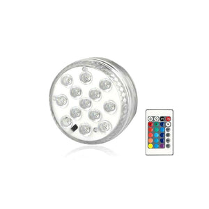 Underwater Lights Waterproof LED RGB Submersible Aquarium Pool Pond Lamp Remote